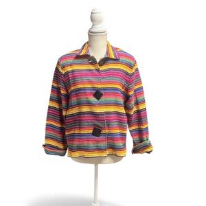 Colorful‎ Striped Women's Blazer